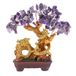 Lachineuse Paarse Amethist Drakenboom - Feng Shui-boom 19 cm