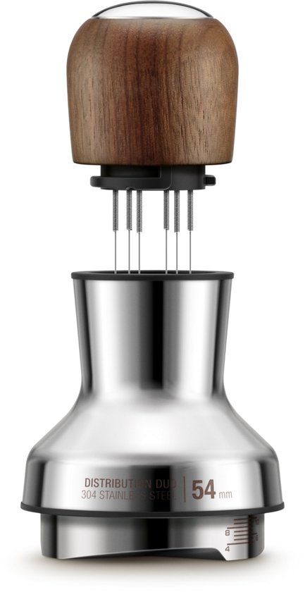 Sage the Distribution Duo™ 54mm Walnoot RVS