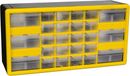 Akro-Mils 10126 Plastic lade opbergkast met 26 lades voor garageorganisatie, Lego-opslag, lerarengereedschapskist, make-uporganizer en meer, 20 inch B x 15,24 cm D x 10 inch H, geel