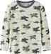 NAME IT Jongens Lange Mouwen Shirt NMMWILLITUS WOOL LS TOP - Maat 116 - Wol - Wit