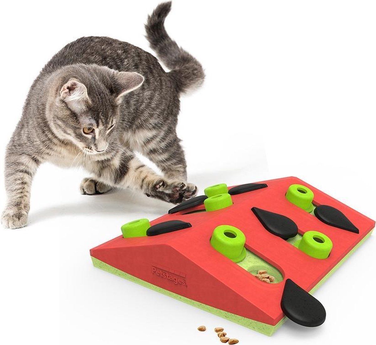 Petstages Nina Ottosson Meloen Waanzin Puzzel & Spelen - Interactieve Cat Treat Puzzel