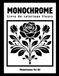Monochrome: Livre de Coloriage Fleurs