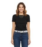 HIM - Ceinture blanche avec gravure laser - L