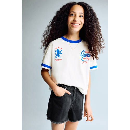 Mango Kids short black denim
