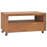 Maison Exclusive - meuble TV sur roulettes, 80x50x42 cm, teck massif