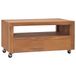 Maison Exclusive - meuble TV sur roulettes, 80x50x42 cm, teck massif