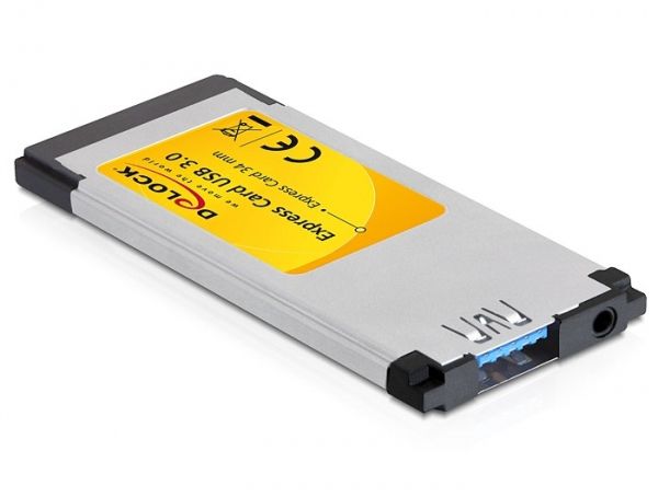 DeLOCK USB 3.0 Express Card - Zwart, Grijs