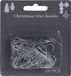 Christmas Decoration Koopman International Christmas Decoration kerstbalhaakjes - 400x - zilver - 3,6 cm