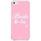 ERT GROUP mobiel telefoonhoesje voor Iphone 5/5S/SE origineel en officieel erkend Babaco patroon Bride to be 001 optimaal aangepast aan de vorm van de mobiele telefoon, hoesje is gemaakt van TPU