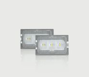 Set AutoStyle Set pasklare LED nummerplaatverlichting passend voor Land Rover Discovery 3+4/Freelander 2 & Range Rover Sport