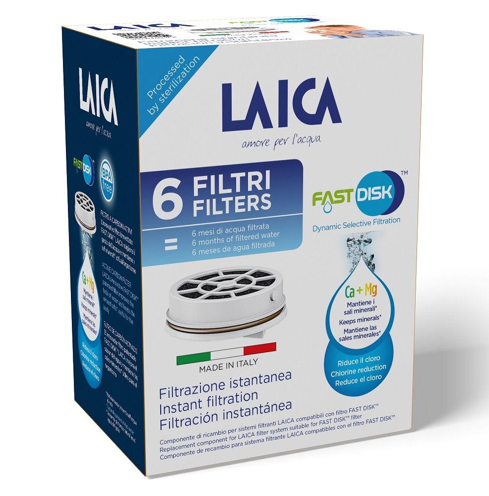 Laica Fast Disk - 6 stuks - Waterfilterbenodigdheden