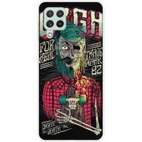 Samsung Galaxy A22 4G Skull urgh Bedrukt siliconen hoesje