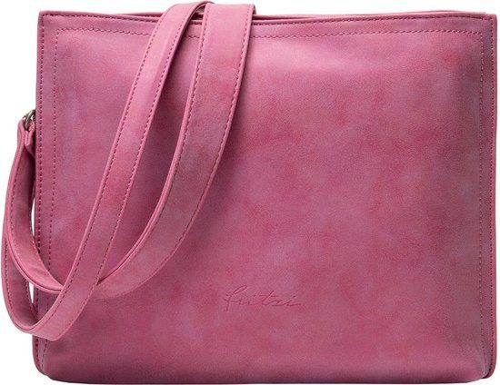 Fritzi aus Preußen Mimie02 Vintage Schoudertas - Roze - 28 cm