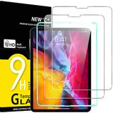 NEW'C 2 Stuks, Screen Protector voor iPad Air 4. Generation 10,9\", iPad Pro 11\" Model 2021/2020/2018 en een uitlijntool aangeboden, Gehard Glass Schermbeschermer Film 0.33 mm ultra transparant, ultra resistent, Anti-kras, anti-vingerafdrukken