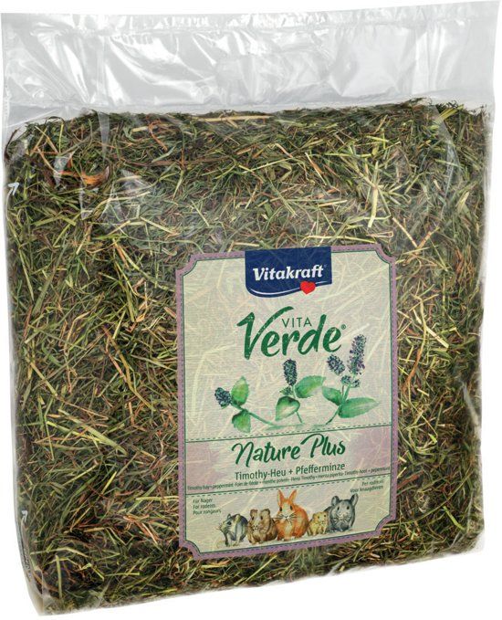 Vitakraft vita verde hooi pepermunt - 500 gr