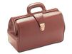 GiMa Texas Doctor's Bag, Leather, 35 cm L x 12 cm W x 22 cm H, Brown