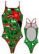 Turbo Zwemkleding Vrouw Groen L Mouwloos Polyester