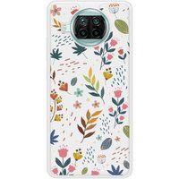 Xiaomi Mi 10T Fleurs colorees Verstevigd hoesje met sublimatie bedrukking