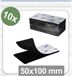 Quadrios Klittenband punten 50 mm x 100 mm Zwart 10 stuks