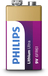 Philips 9V Lithium Ultra Batterij - 1 stuk
