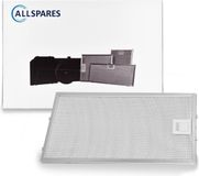 AllSpares Metaalfilter voor afzuigkappen geschikt voor Bosch Siemens Neff 00435204/435204 (350x164x6mm)