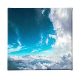 Homemania Wandfoto, motief hemellandschap, voor woonkamer, slaapkamer, meerkleurig, 60 x 3 x 60 cm, HM20KNV60 x 60 – 187, polyester, hout