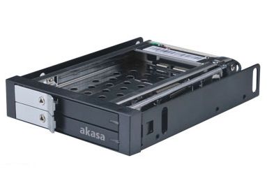 Akasa AK-IEN-03 - Drive bay panel - Zwart