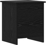 vidaXL Opbergkist Zwart eiken 40 x 40 x 50 cm