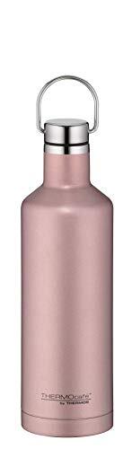 THERMOcafé by THERMOS Traveler Bottle 4070.284.050 Thermosfles, roségoud, 500 ml, roestvrij staal, 100% dicht, ook bij koolzuur, isoleerfles 12 uur warm, 24 uur koud, BPA-vrij, 4070.284.050