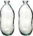 Atmosphera Bloemenvaas - Pisa - Organische fles vorm - Transparant - Glas - H36 x D15 cm