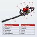 StarTech Benzineheggenscharen - WS-32F - 22,5 cm³ - 60 cm mes - 2-takt motor - snijdiameter 20 mm - brandstoftank 600 ml - rood