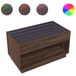 VidaXL Salontafel met Infinity LED 90x50x50 cm Bruin Eikenkleurig
