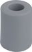 Deltafix Deurbuffer - deurstopper - grijs - rubber - 50 x 35 mm - schroefbevestiging