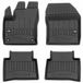 Frogum No.77 - Automatten set - Geschikt voor Toyota Prius IV vanaf 2015 - 3D TPE Rubber - 4-delig - Zwart