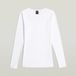 G-STAR Core Eyben Slim U T WMN L/S Dames Top Wit XL