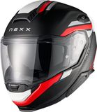 Nexx X.TR Quanta Integraalhelm - Zwart/wit/rood - XS