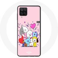 Maniacase Hoesje voor Samsung Galaxy A12 BTS Bangtan Sonyeondan BT21 Van Tata Chimmy Cooky Rj Koya Shooky Et Mang Love Poster