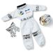Melissa & Doug Astronaut Role Play Space kostuumset (5 stuks) – jumpsuit, helm, handschoenen, naamdag