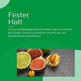 Novaliv 16x leisteen onderzetters I 10 cm I rond