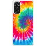 Redmi Note 11 4G Tie Dye Spirale Bedrukt Siliconen Hoesje