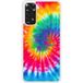 Redmi Note 11 4G Tie Dye Spirale Bedrukt Siliconen Hoesje