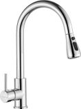 Mélangeur d'évier amovible sans marque avec télécommande, économie d'eau, chromé, argenté, robinet de cuisine