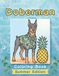 Doberman Coloring Book: Summer Edition