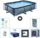 EXIT Toys EXIT Rechthoekig Stone Frame Zwembad - 300 x 200 x 65 cm