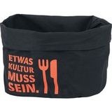 Rammstein Bewaardoos - Etwas Kultur muss sein. - Brotkorb - zwart-oranje