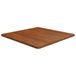VidaXL Tafelblad vierkant 80x80x2,5cm eiken behandeld donkerbruin