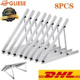 Gliese Icecat 8x Beugel voor balkoninstallatie, 118 cm, voor zonnepanelen, zonnemodules, fotovoltaïsche systemen, montagebeugel voor PV-installaties