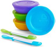 Munchkin Love-a-Bowls – voedselbakje met 4 kommen / deksel + 2 lepels, veelkleurig