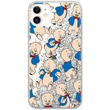 ERT GROUP mobiel telefoonhoesje voor Apple Iphone 11 Looney Tunes Porky Pig 001 glitter overloopeffect