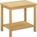 Syfax Acacia Bijzettafel Olie naturel 50 x 35 x 45 cm Massief Acaciahout